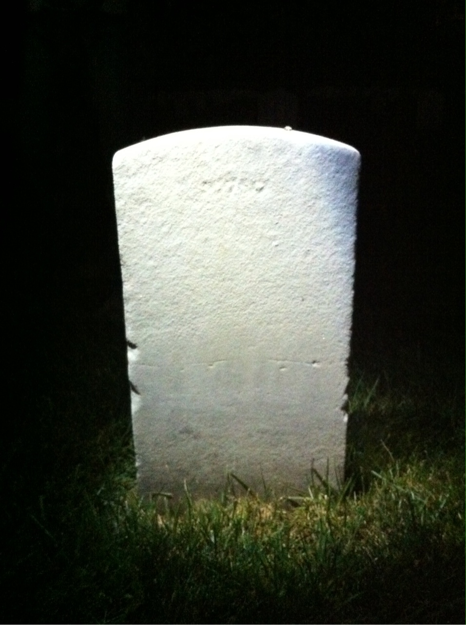 Back of headstone — Patrick Morgan