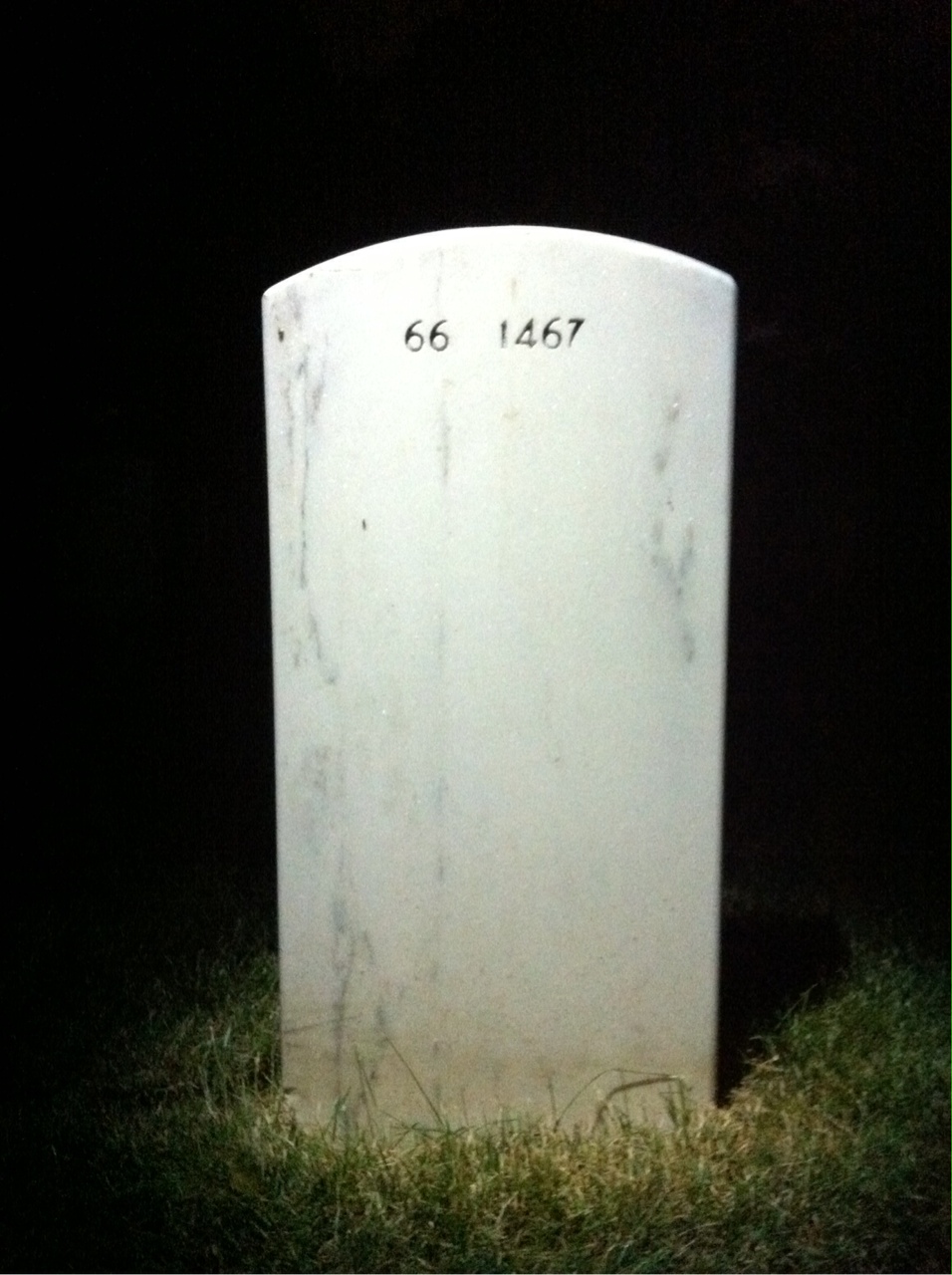 Back of headstone — Antonio Cabellon