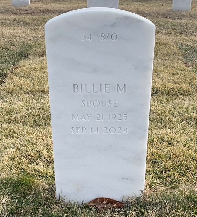 Back of headstone — Terence Fogarty