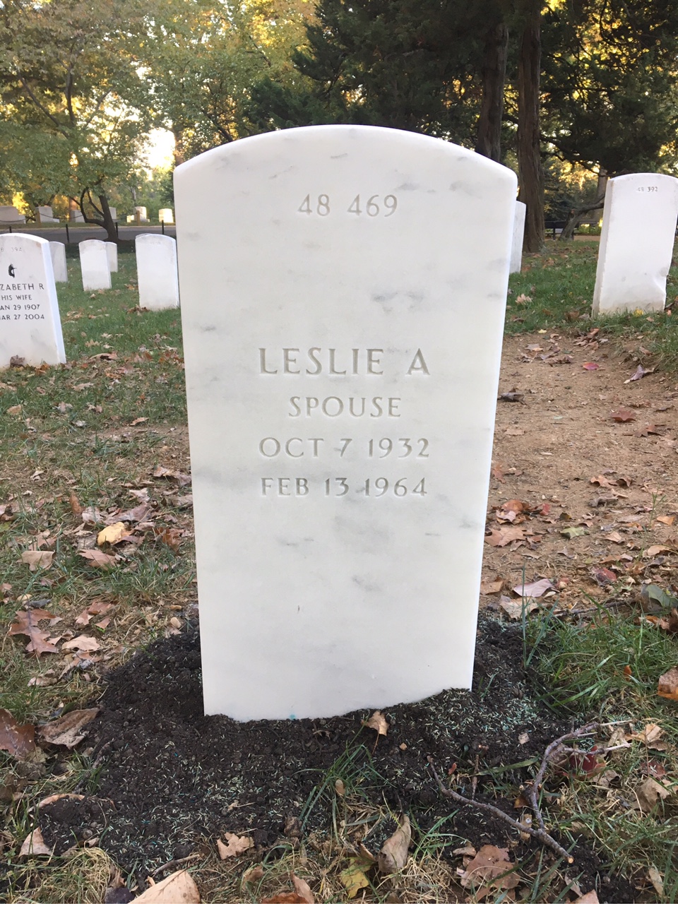 Back of headstone — Paul Allen
