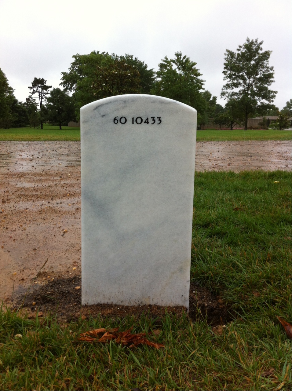 Back of headstone — John Bailey