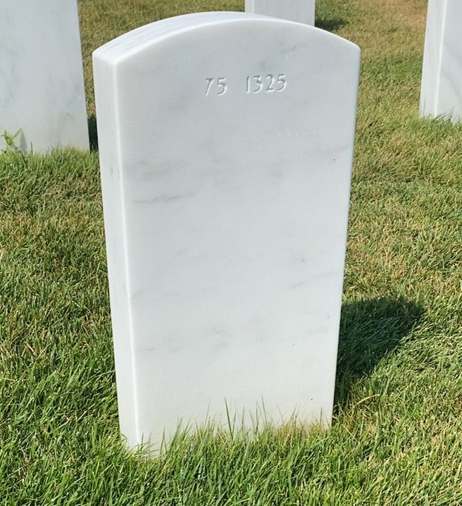 Back of headstone — William Arthur Schaich
