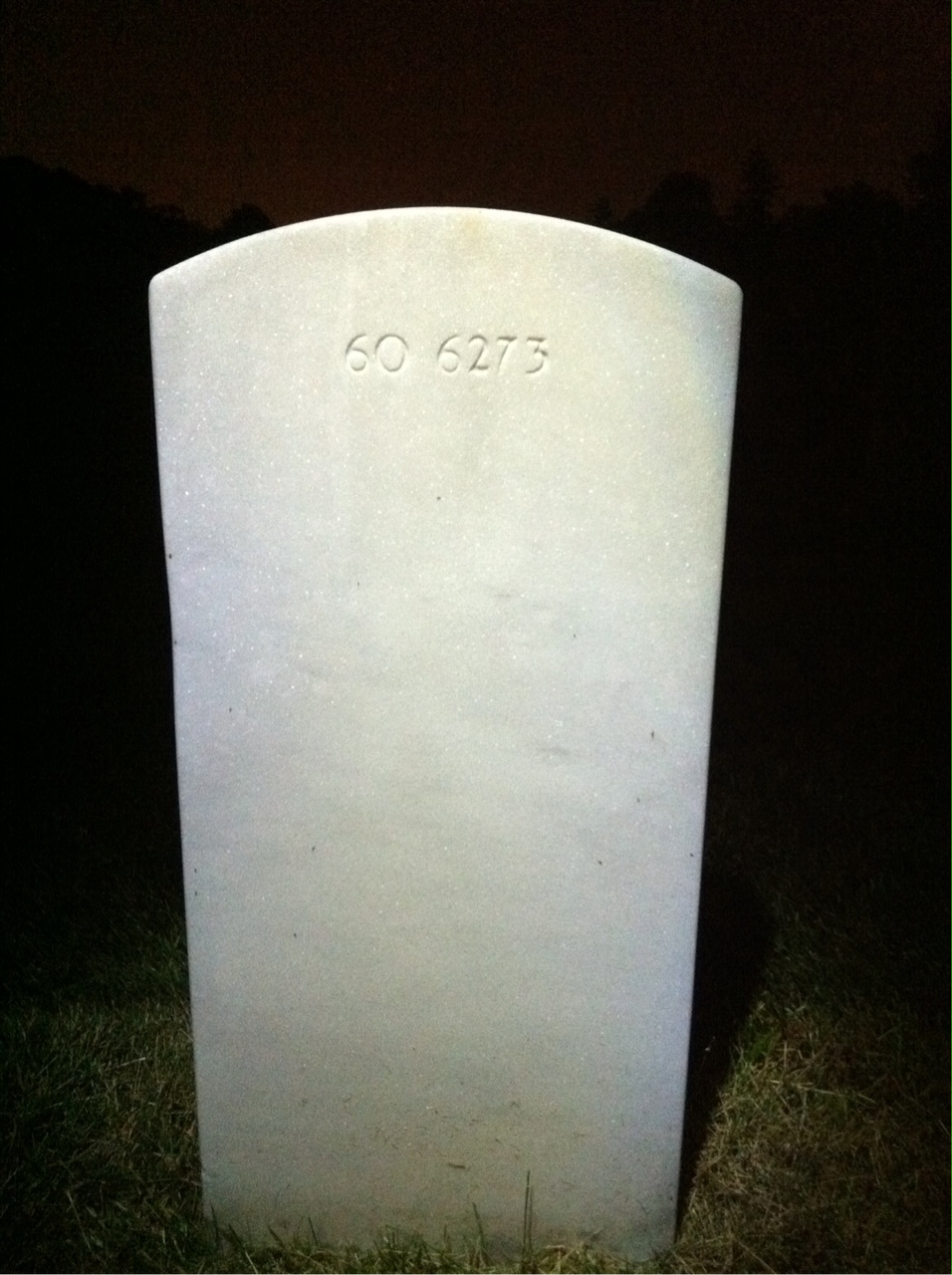 Back of headstone — Linwood Ballard