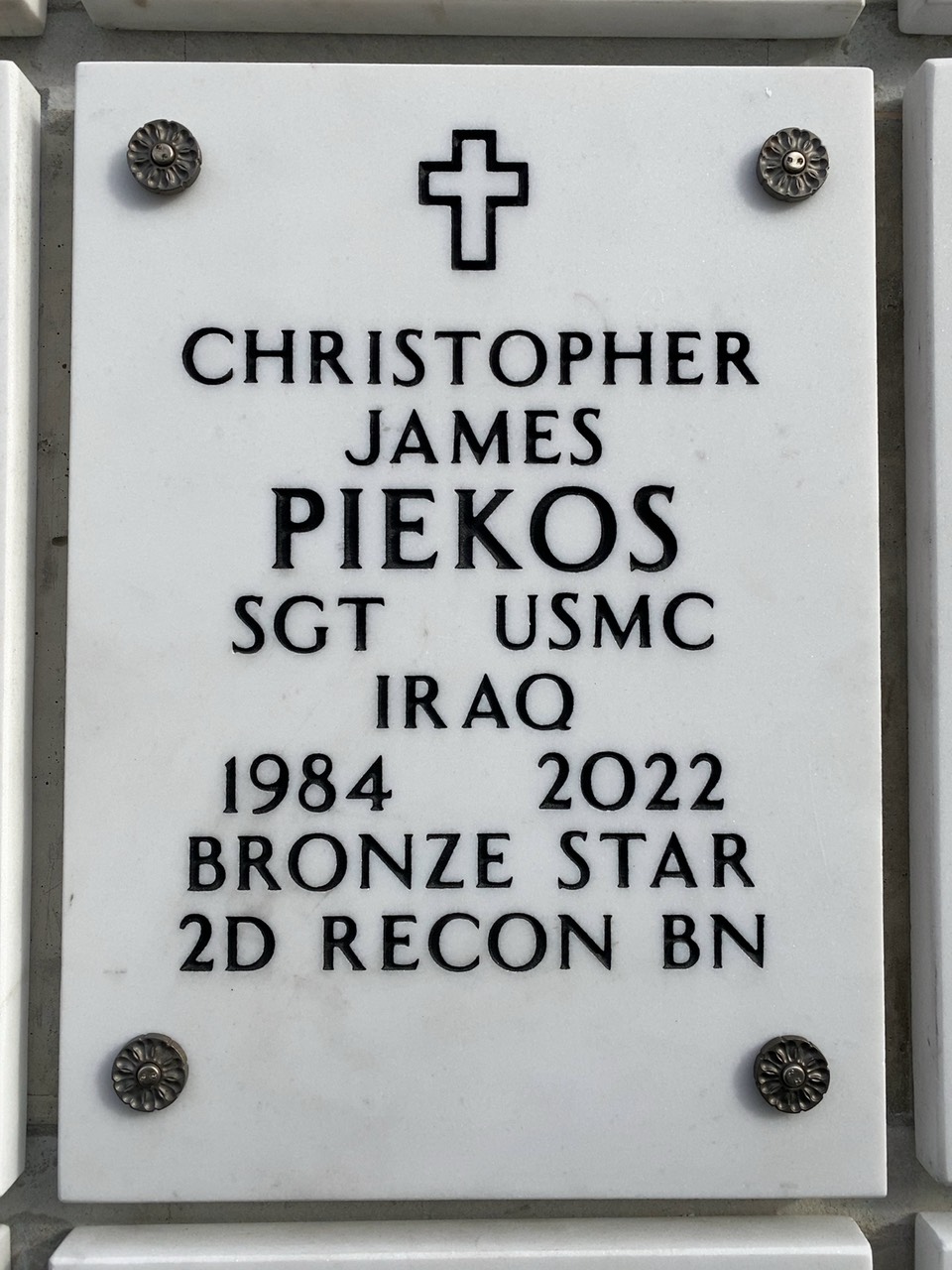 Christopher James Piekos