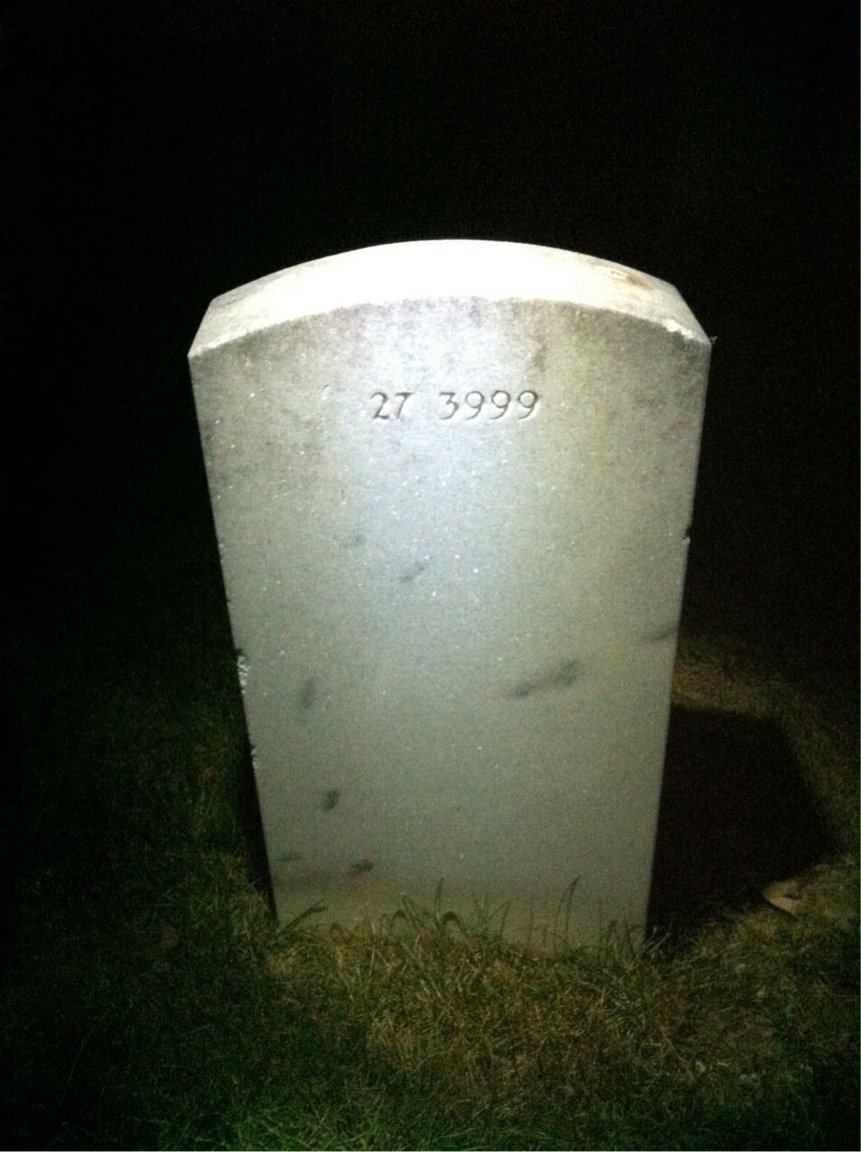 Back of headstone — Rachel Abram