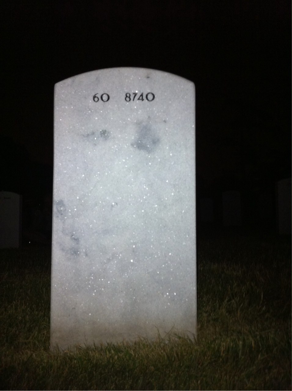 Back of headstone — Michael Stahlman