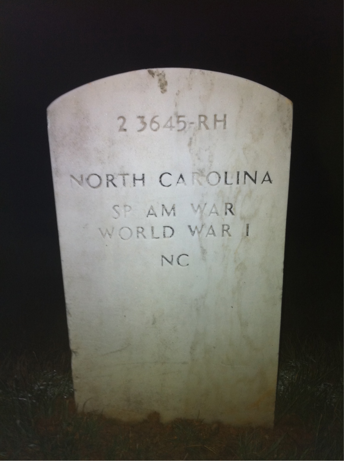 Headstone of Rufus Johnston
