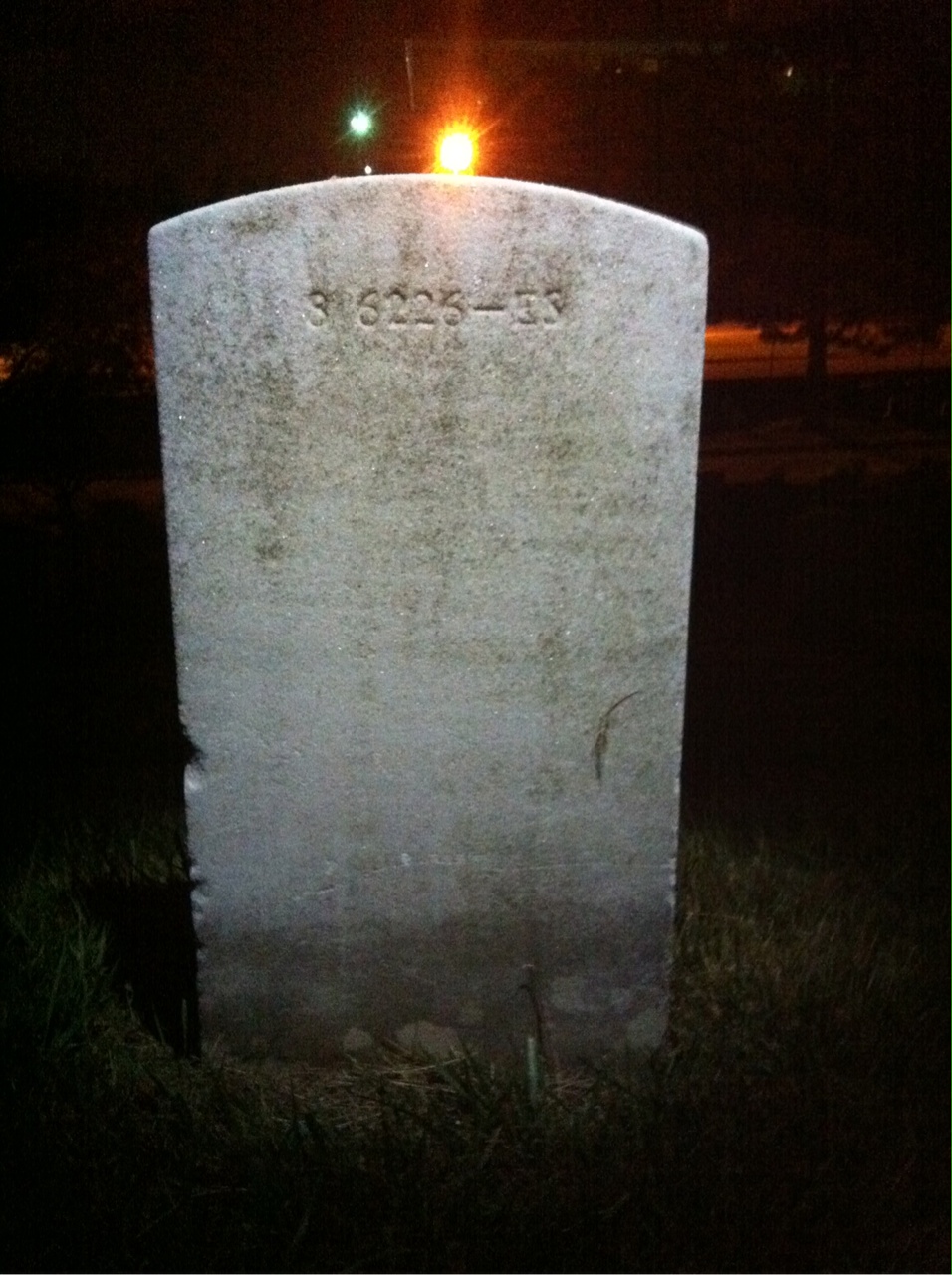 Back of headstone — Cleo Morris