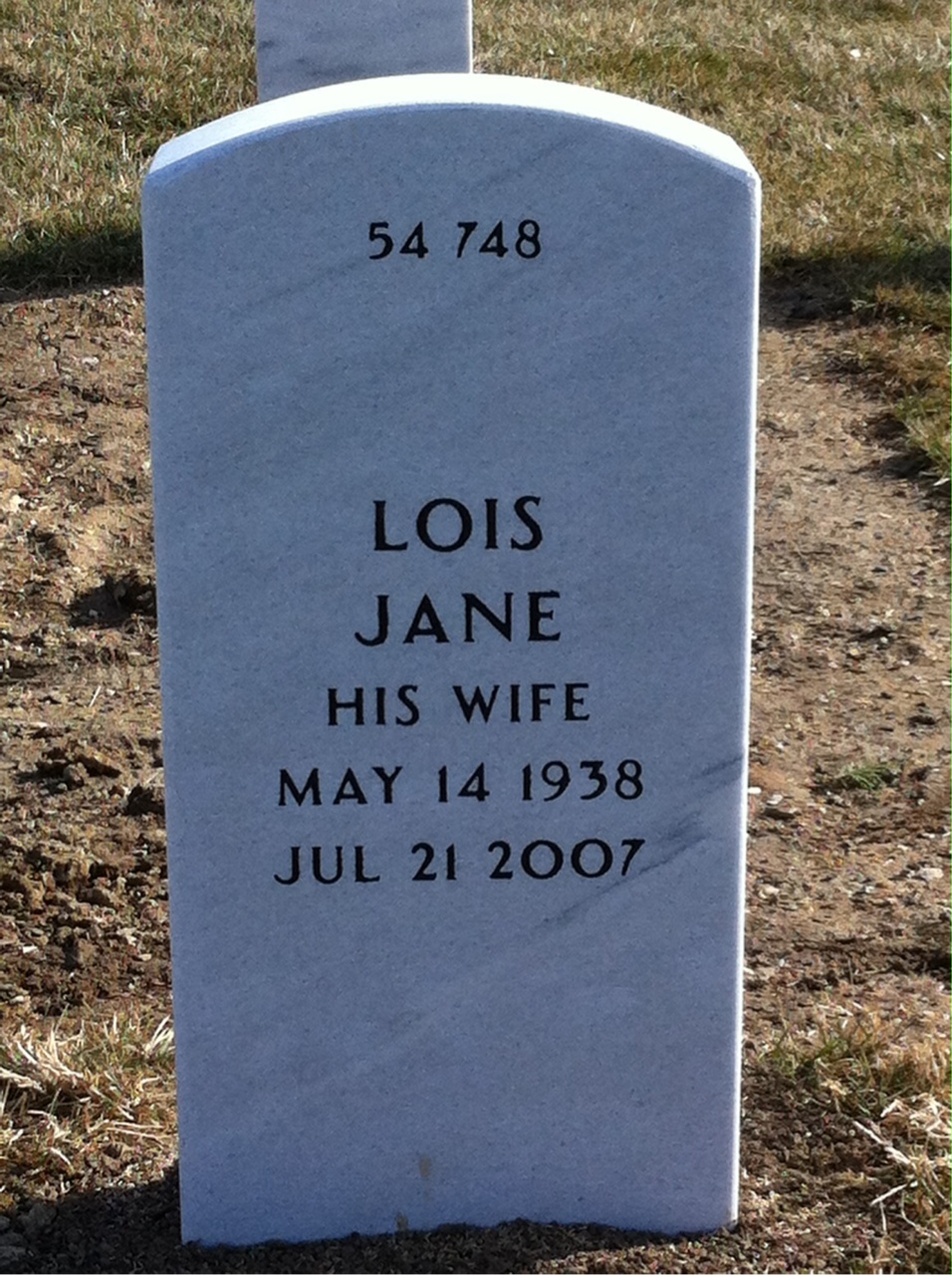Back of headstone — Elwood Raber