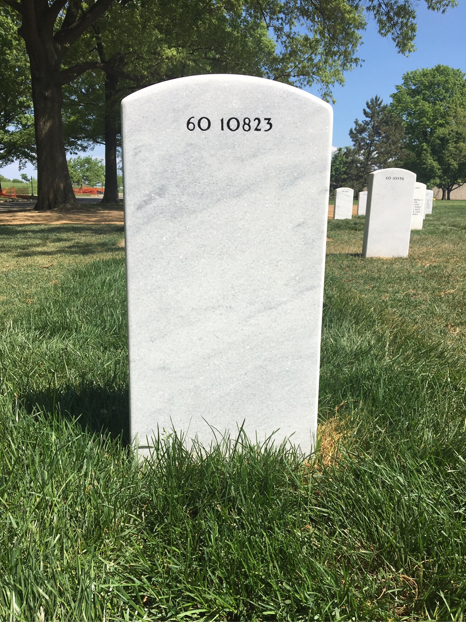 Back of headstone — Johnny Criss
