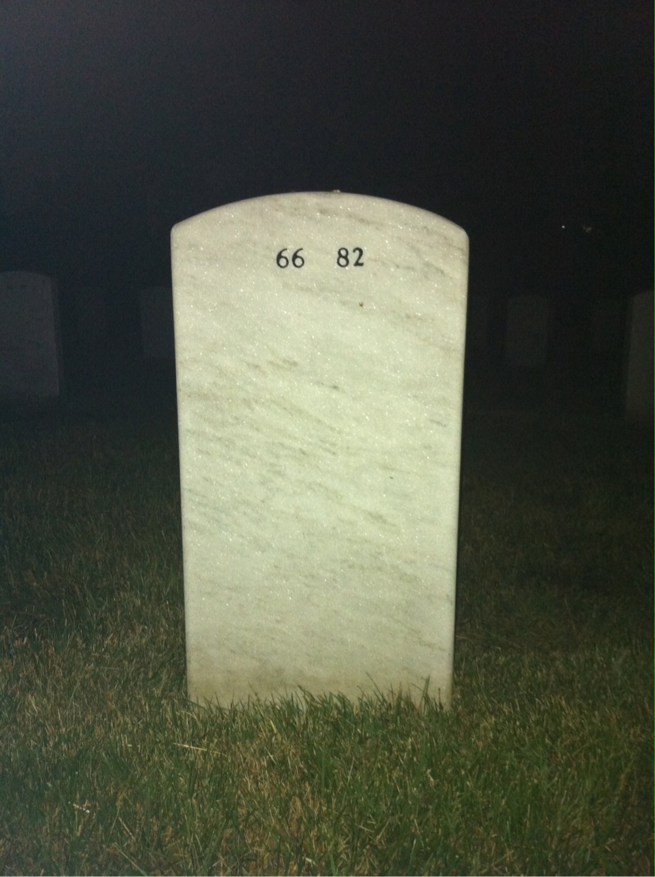 Back of headstone — Peter Uli