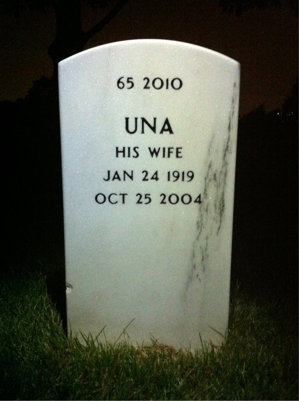 Back of headstone — Earl Thibodeaux