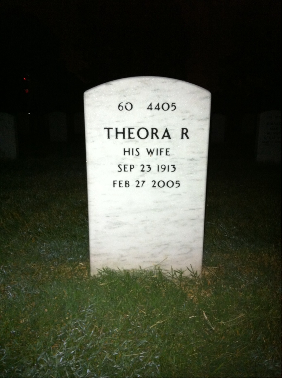 Back of headstone — Earl Hydeman