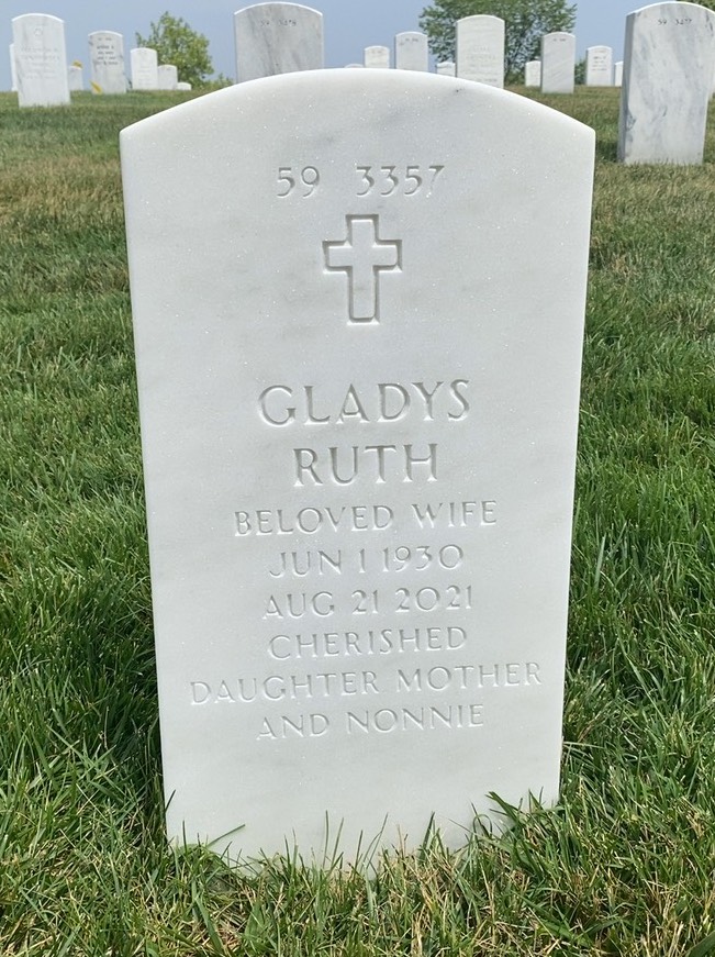 Back of headstone — James Jeremiah