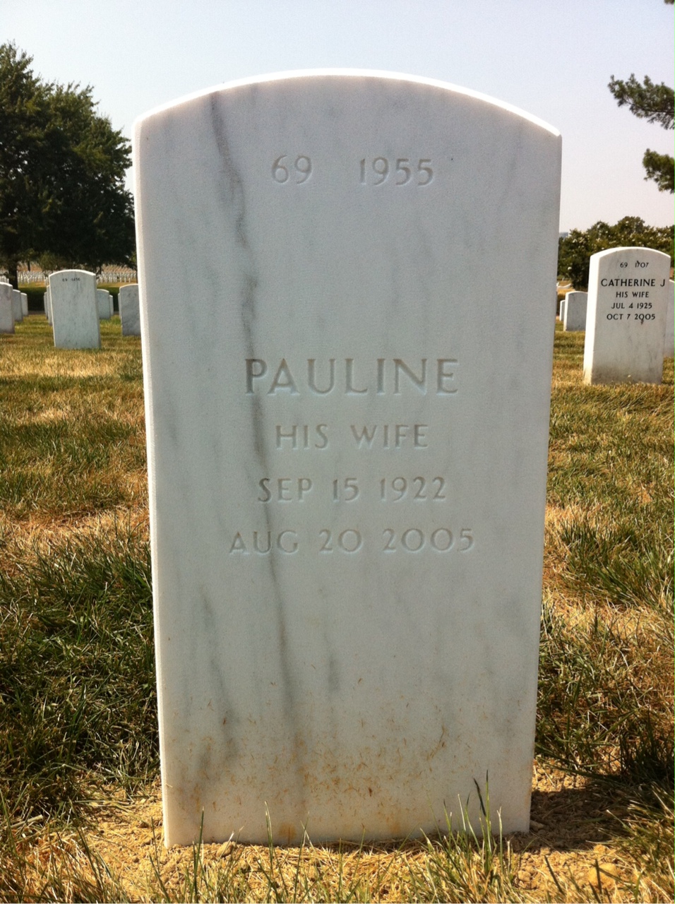 Back of headstone — William Lowe