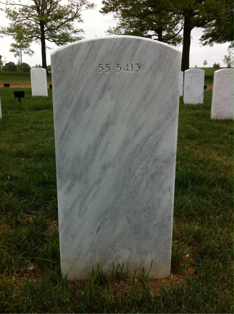 Back of headstone — Wayne Bert Sorensen