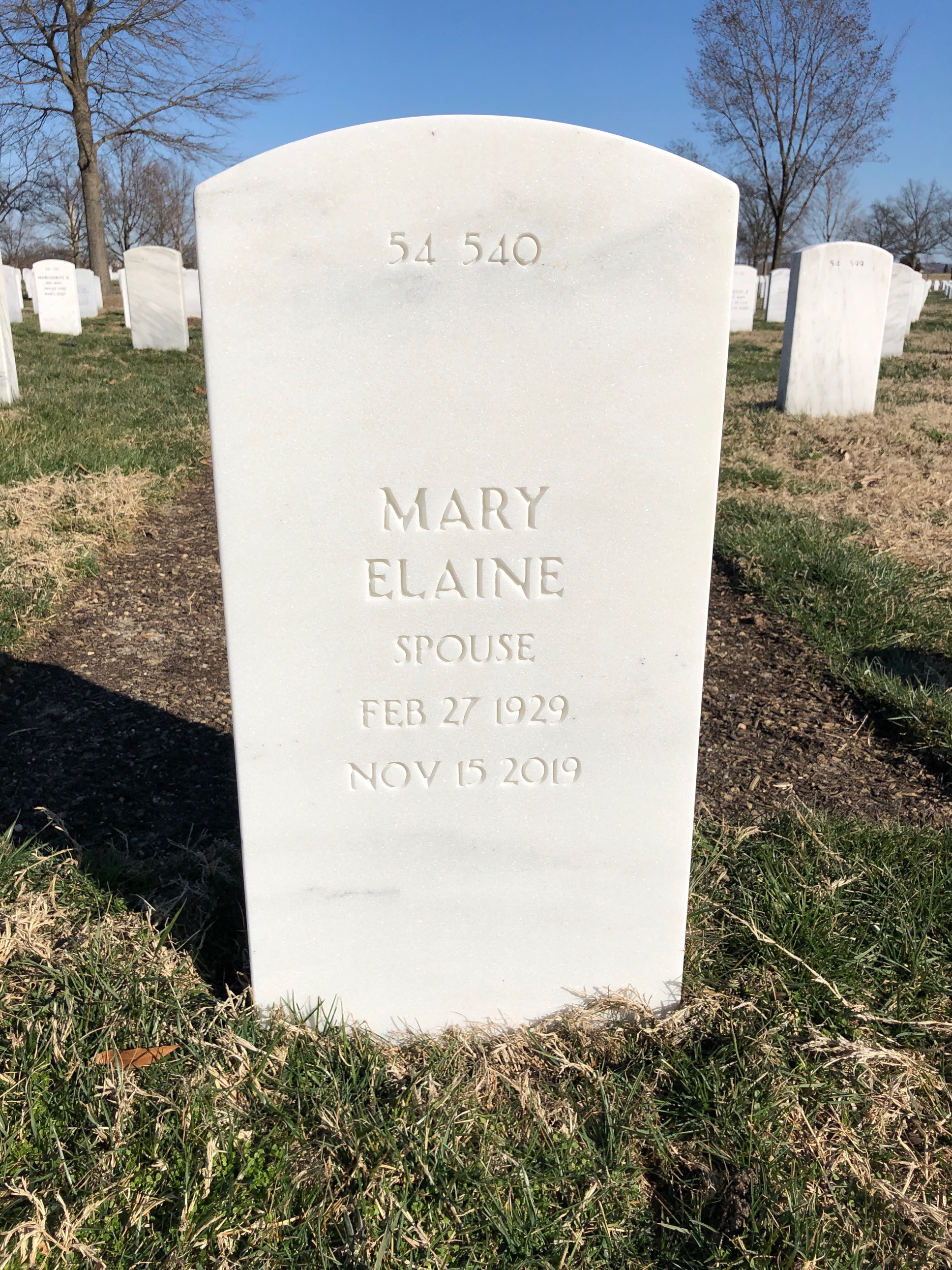 Back of headstone — Harold Hatch