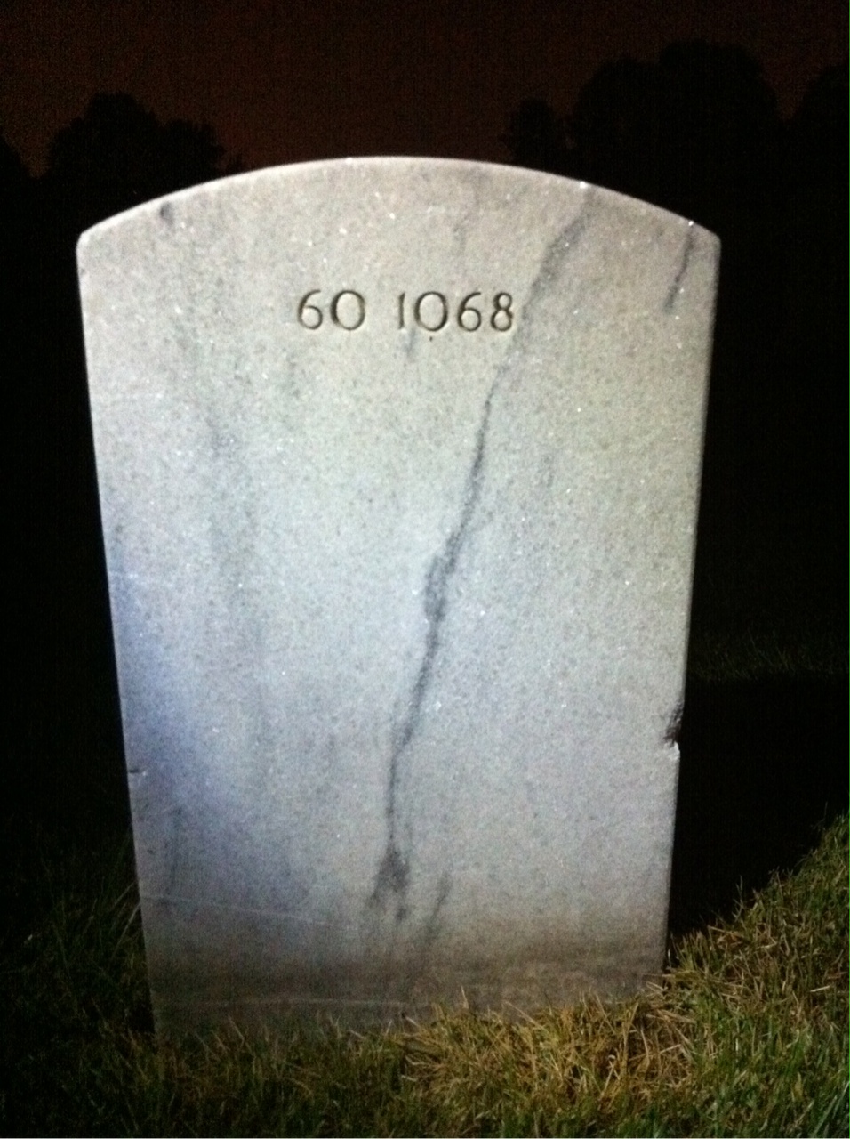 Back of headstone — Thomas Gregory Bocook
