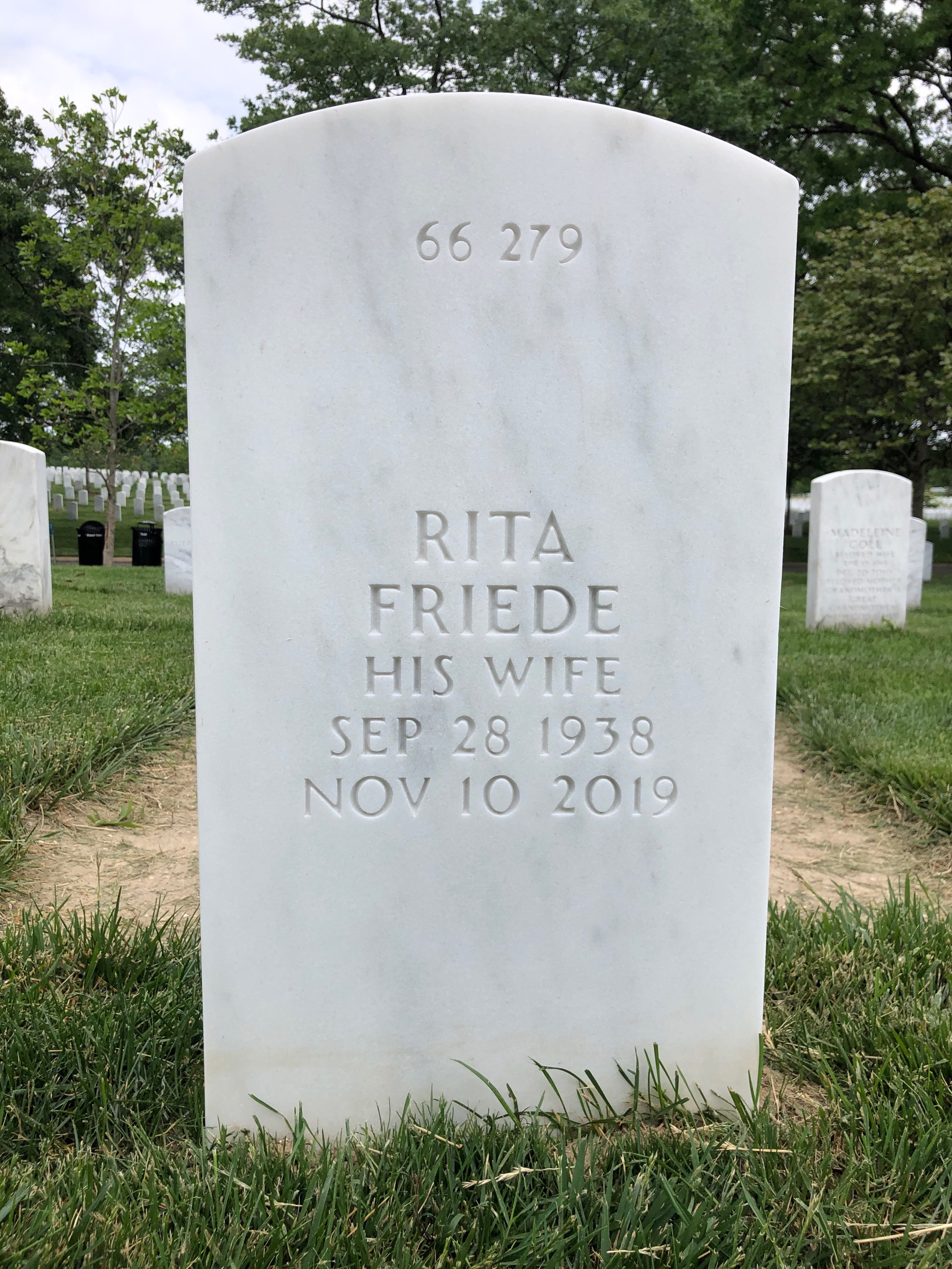Back of headstone — Richard Randazzo