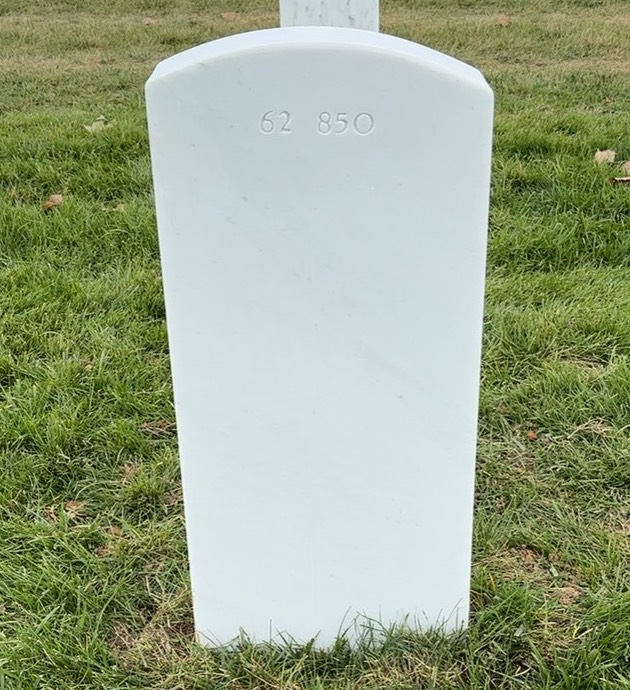 Back of headstone — Thomas Strong Tudor
