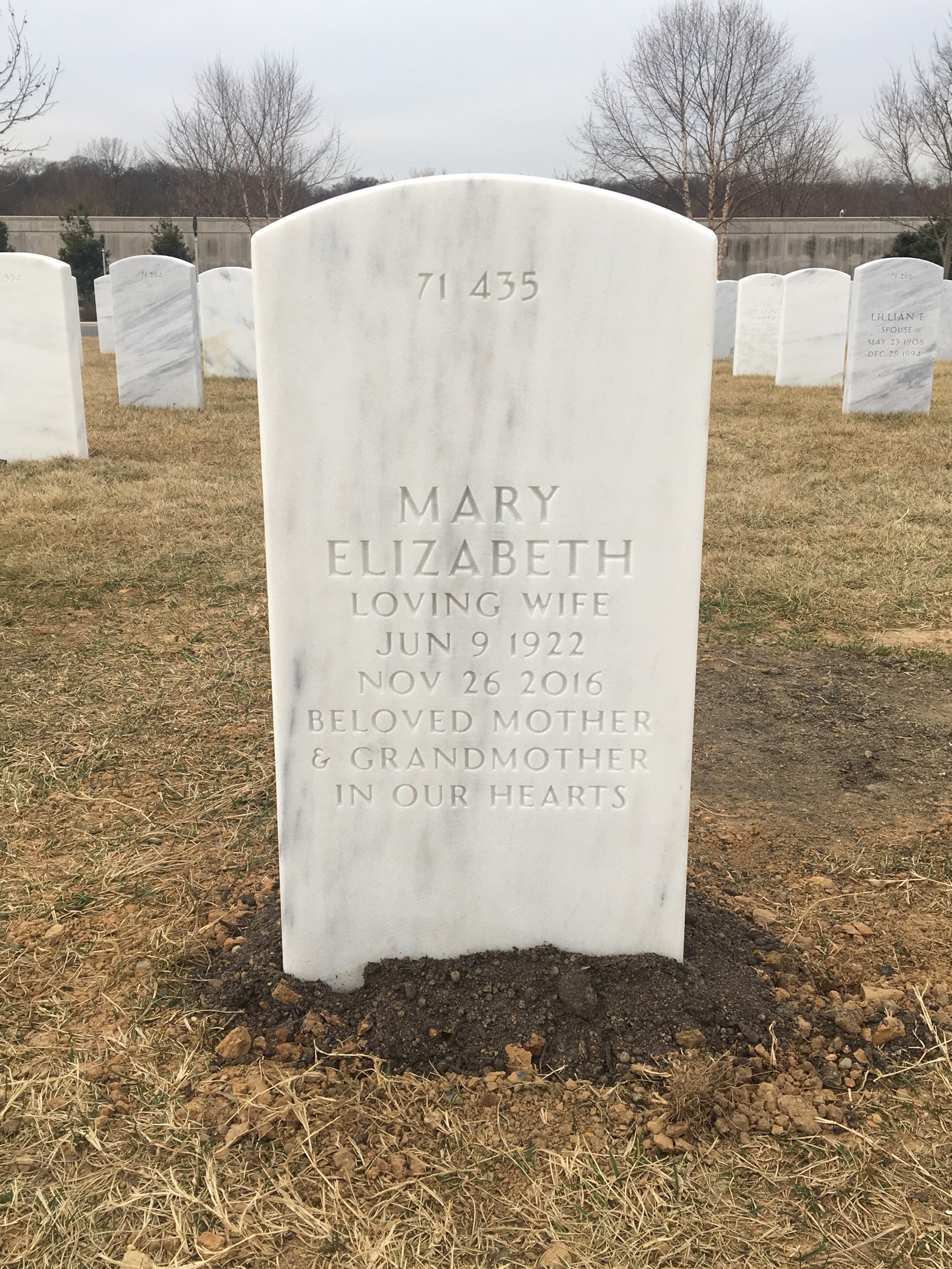 Back of headstone — Philip Morgan