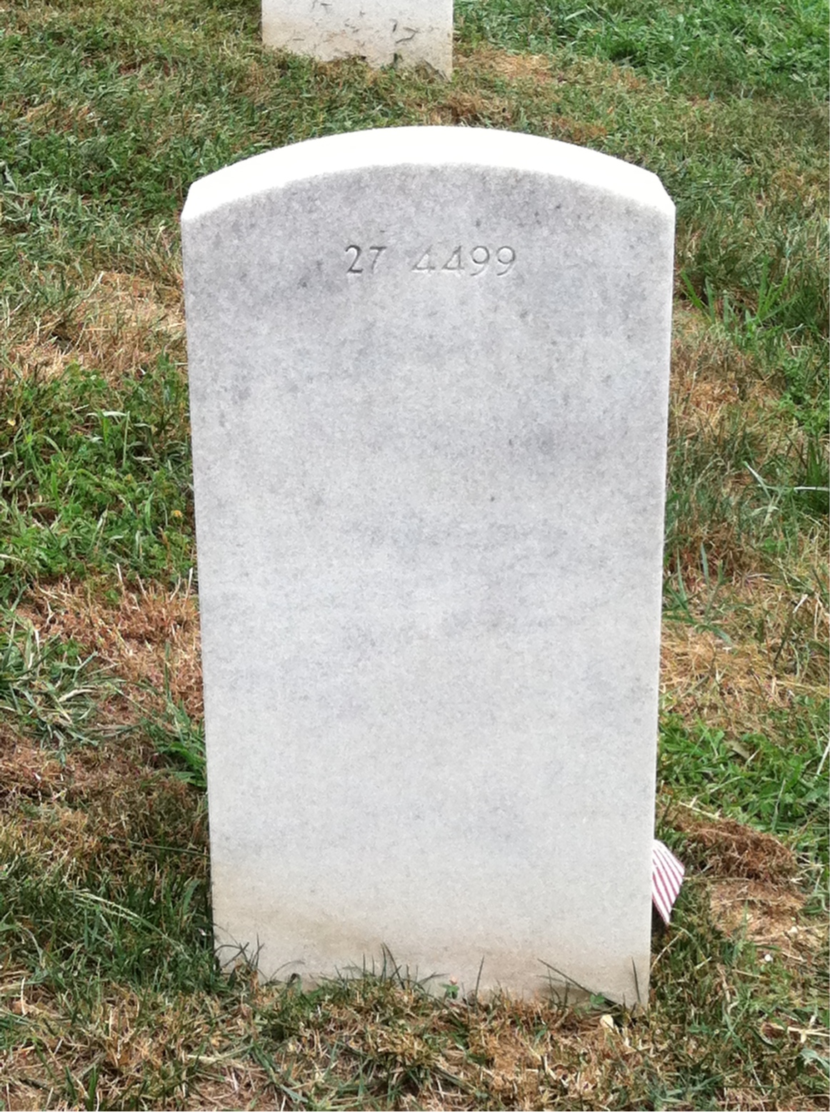 Headstone of Unknown Unknown