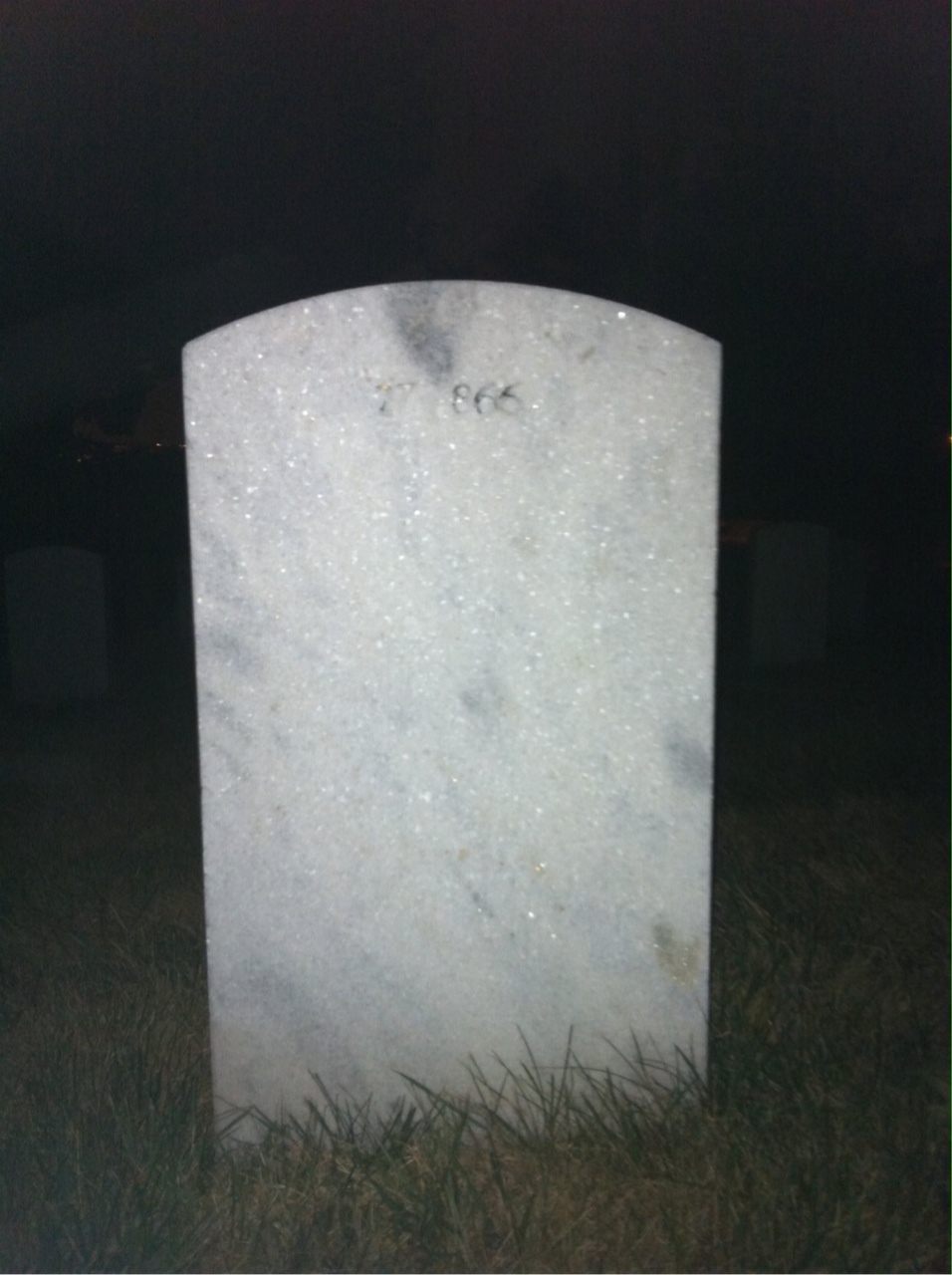 Back of headstone — John Boigeol