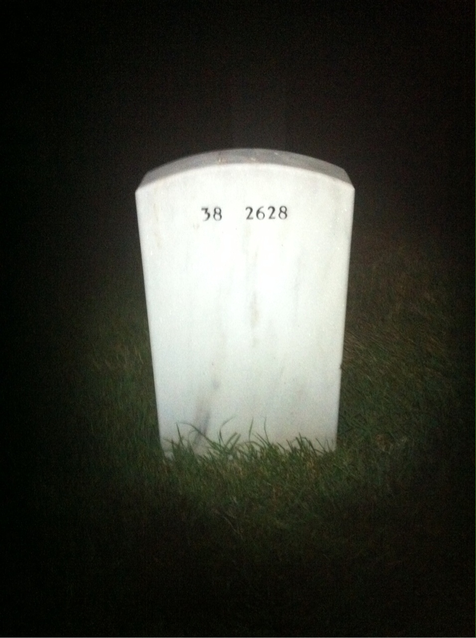 Back of headstone — George Katsigiannis