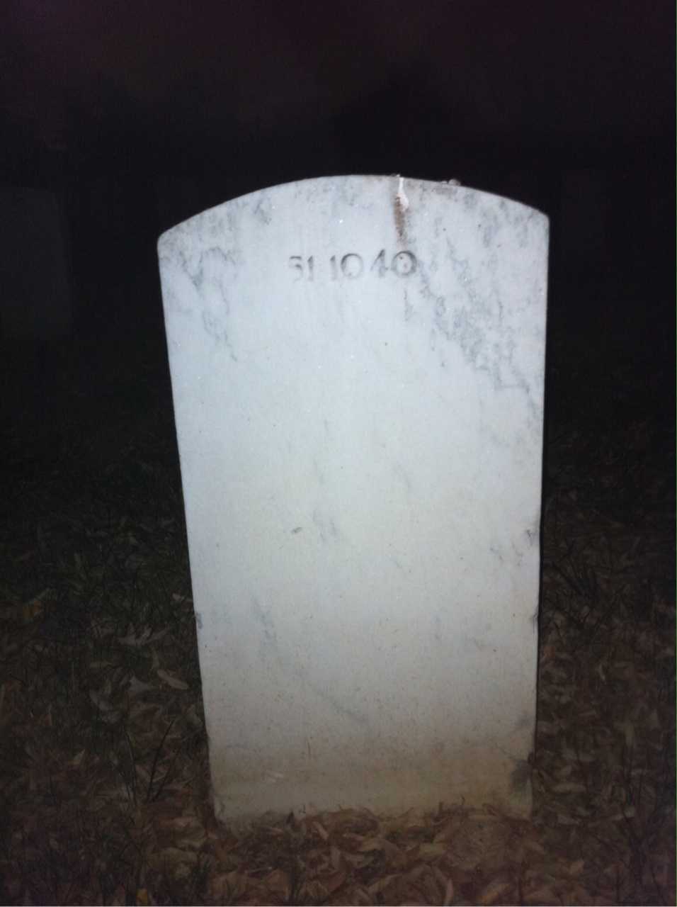 Back of headstone — Willis Jones