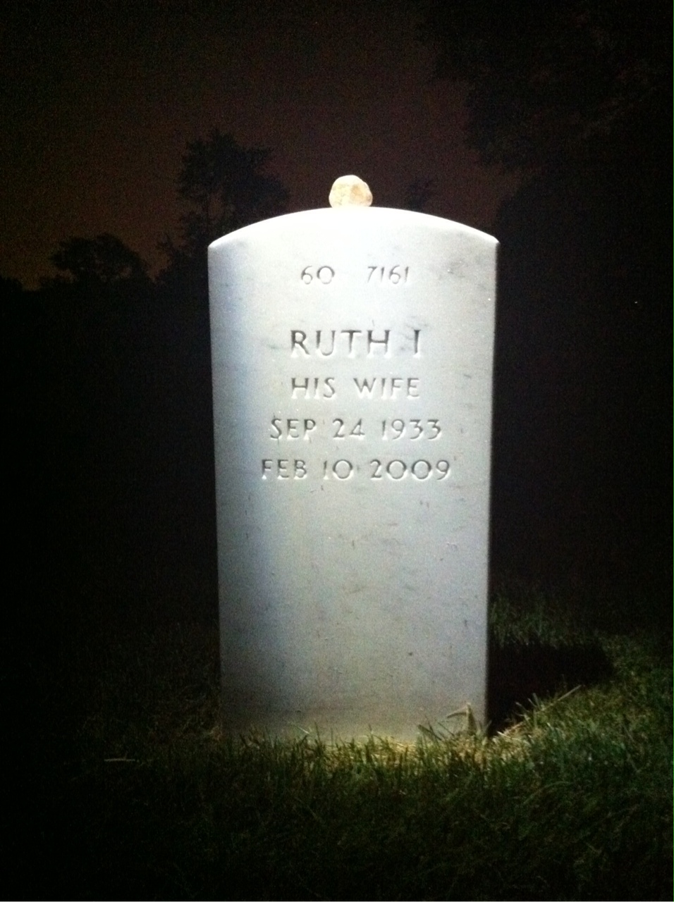Back of headstone — Felix Casipit