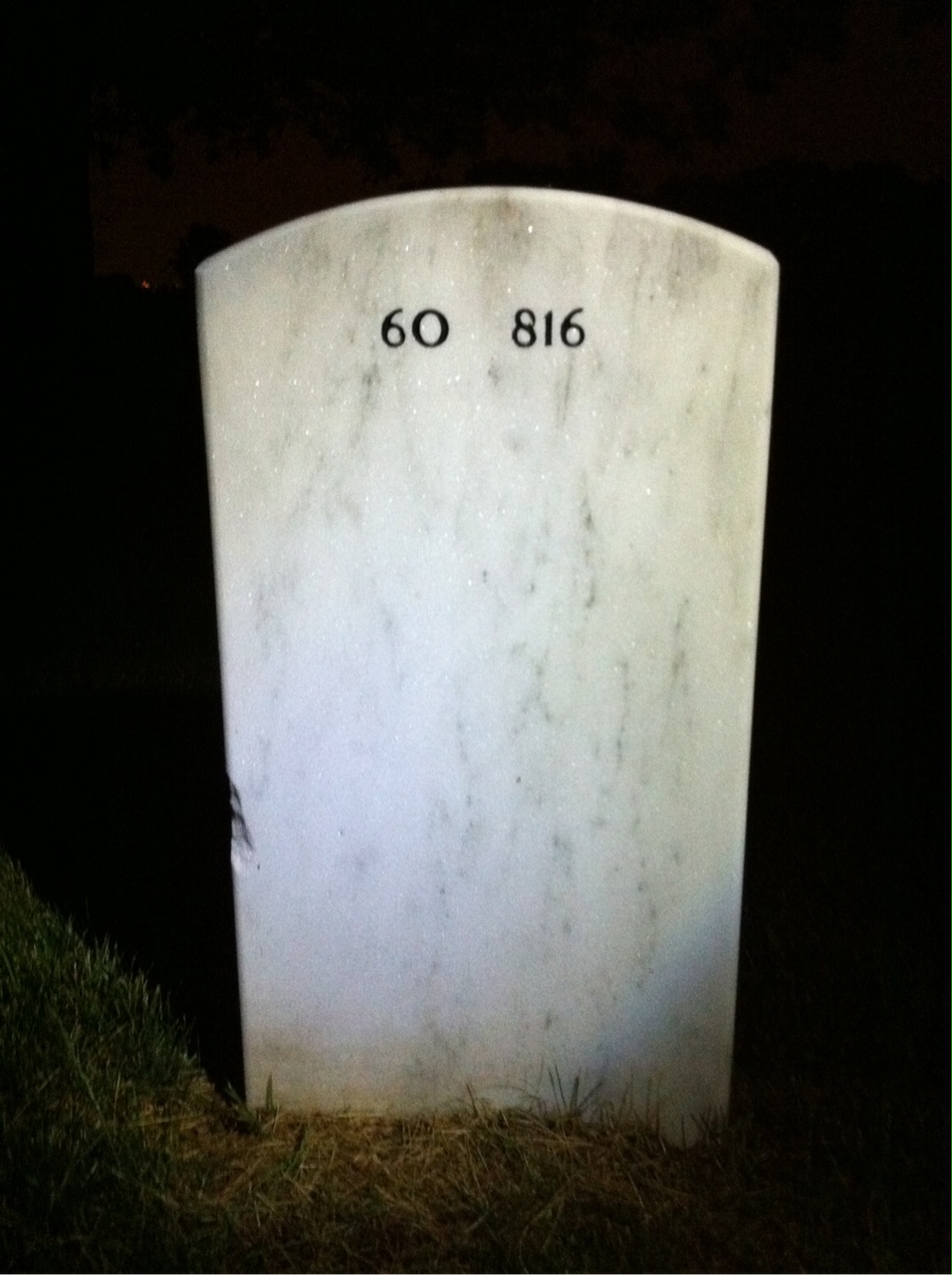 Back of headstone — John Nemeth
