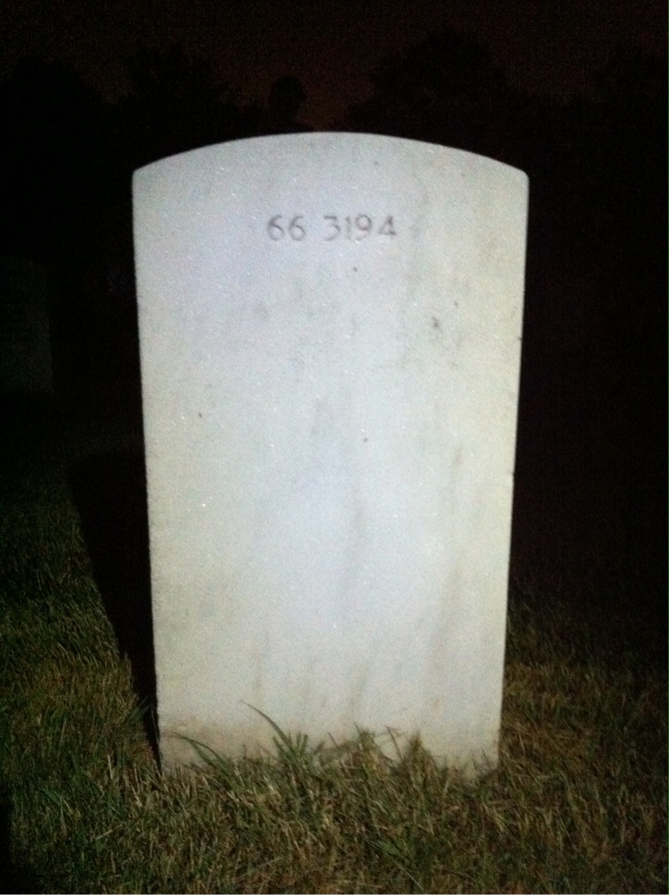 Back of headstone — Wister Sharp Pressley