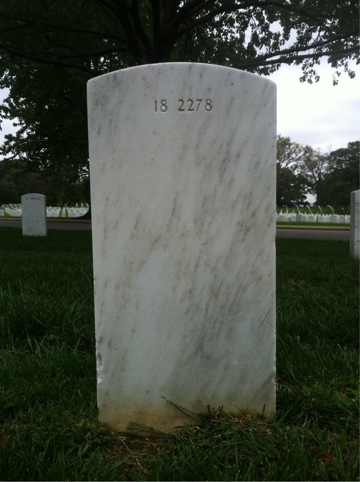Back of headstone — Enoch Austin