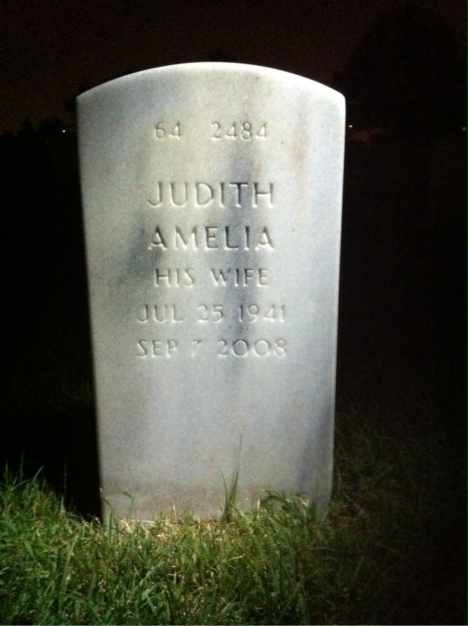 Back of headstone — John Macneill