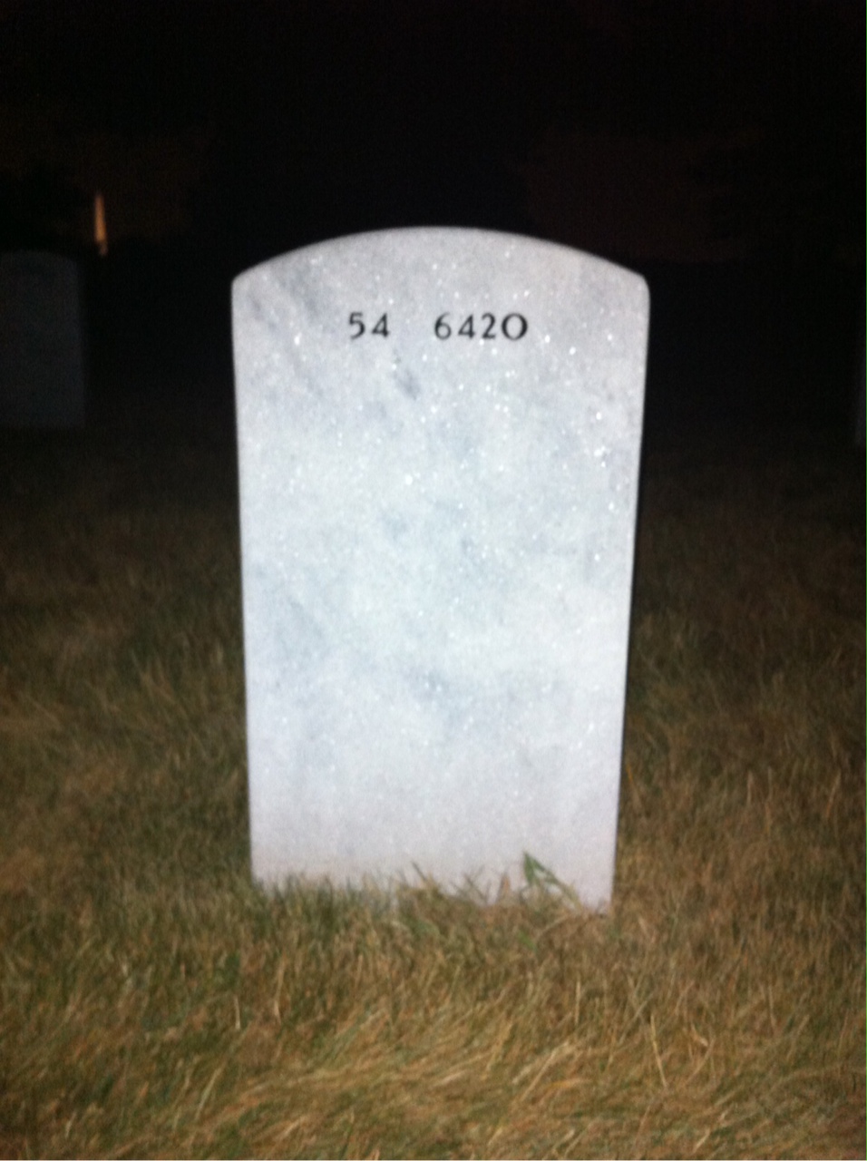 Back of headstone — Bernard Petzoldt