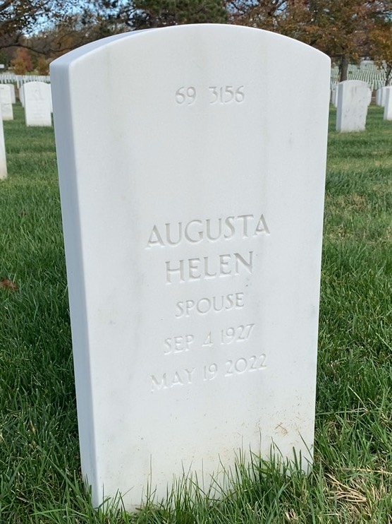 Back of headstone — James Carey