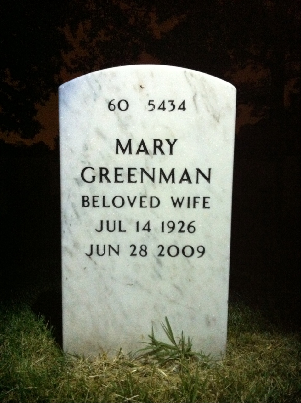 Back of headstone — William Rae