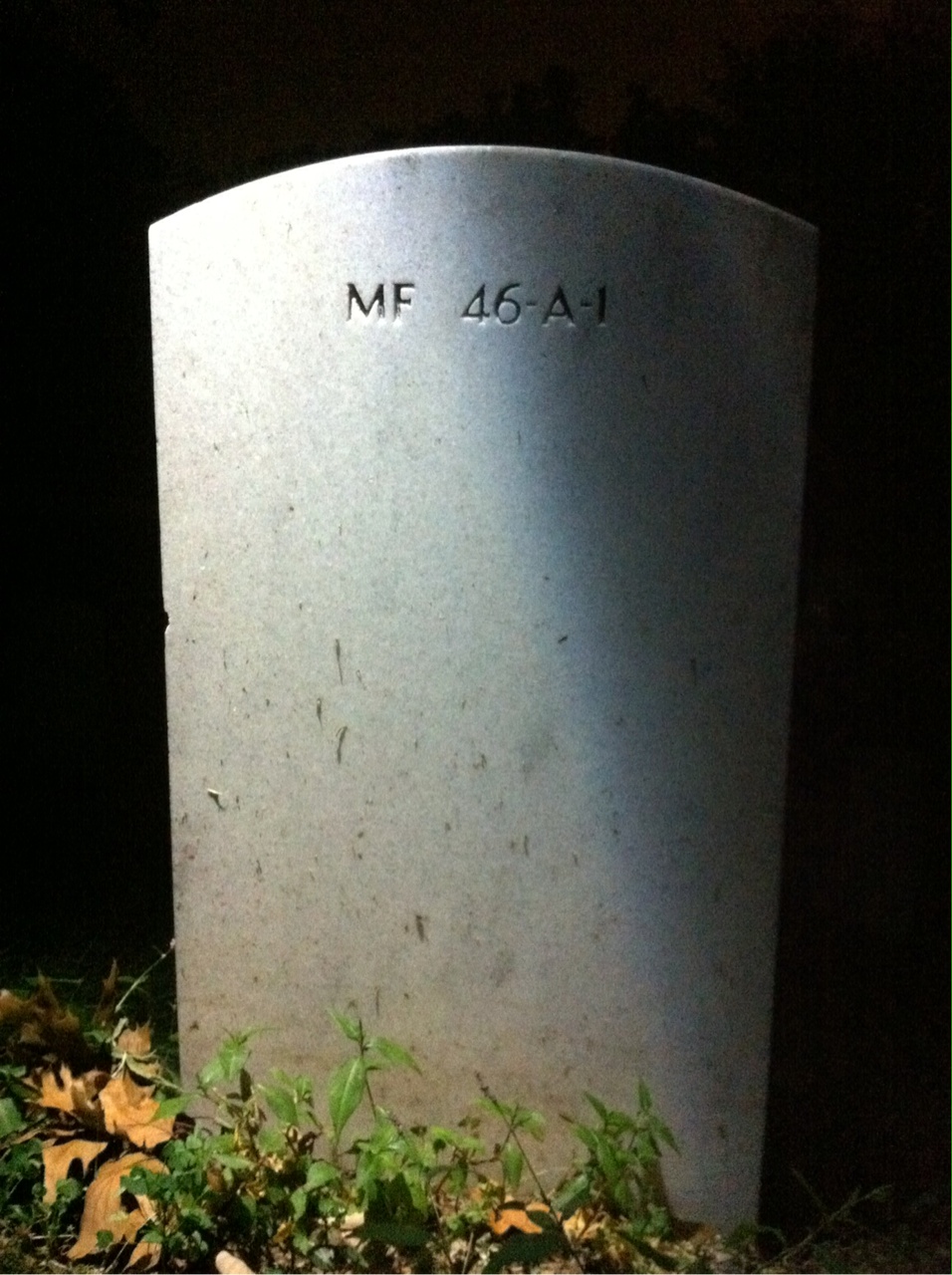 Back of headstone — Strudwick Pennington
