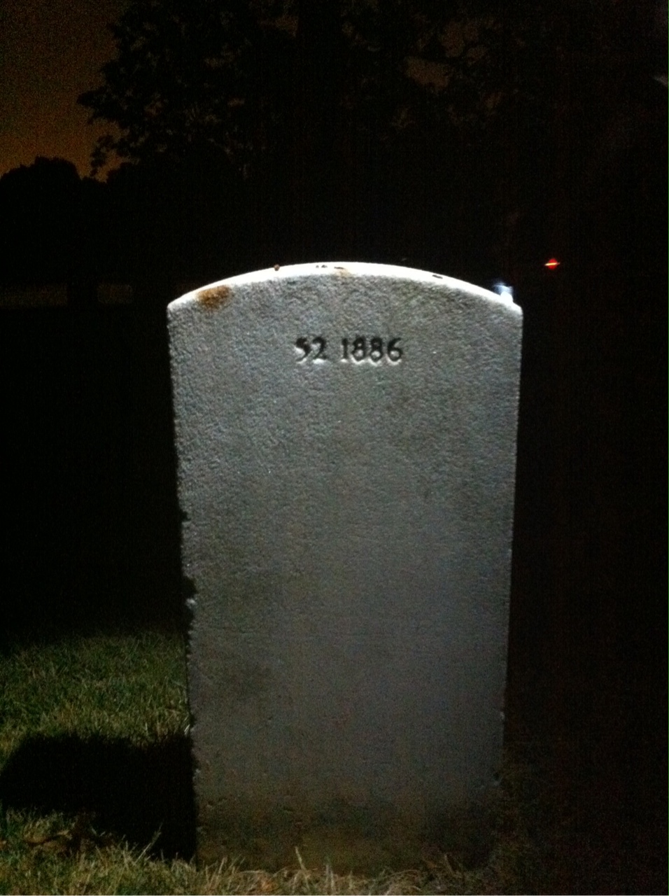 Back of headstone — William Golembiewski