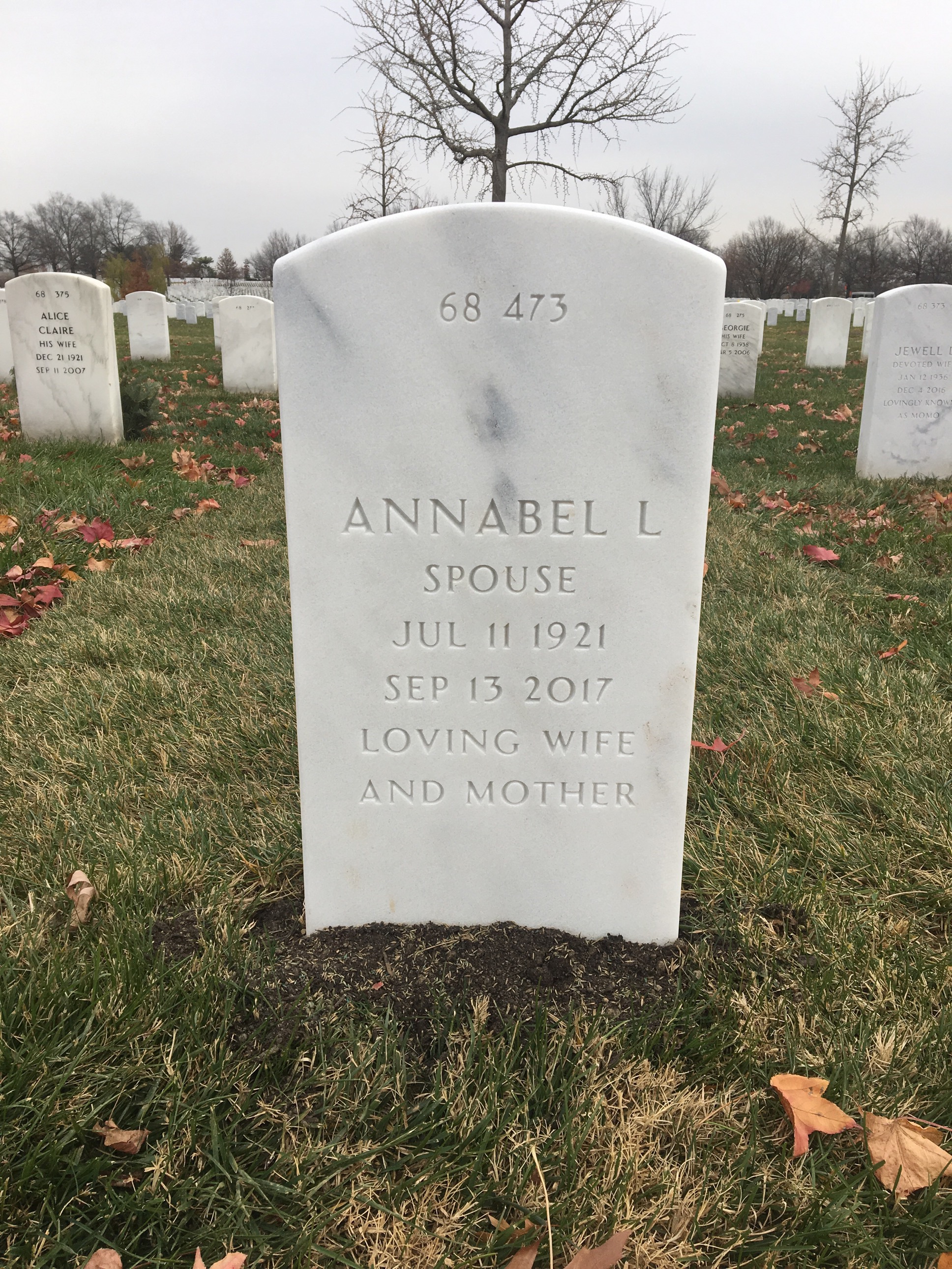 Back of headstone — Harold Bare