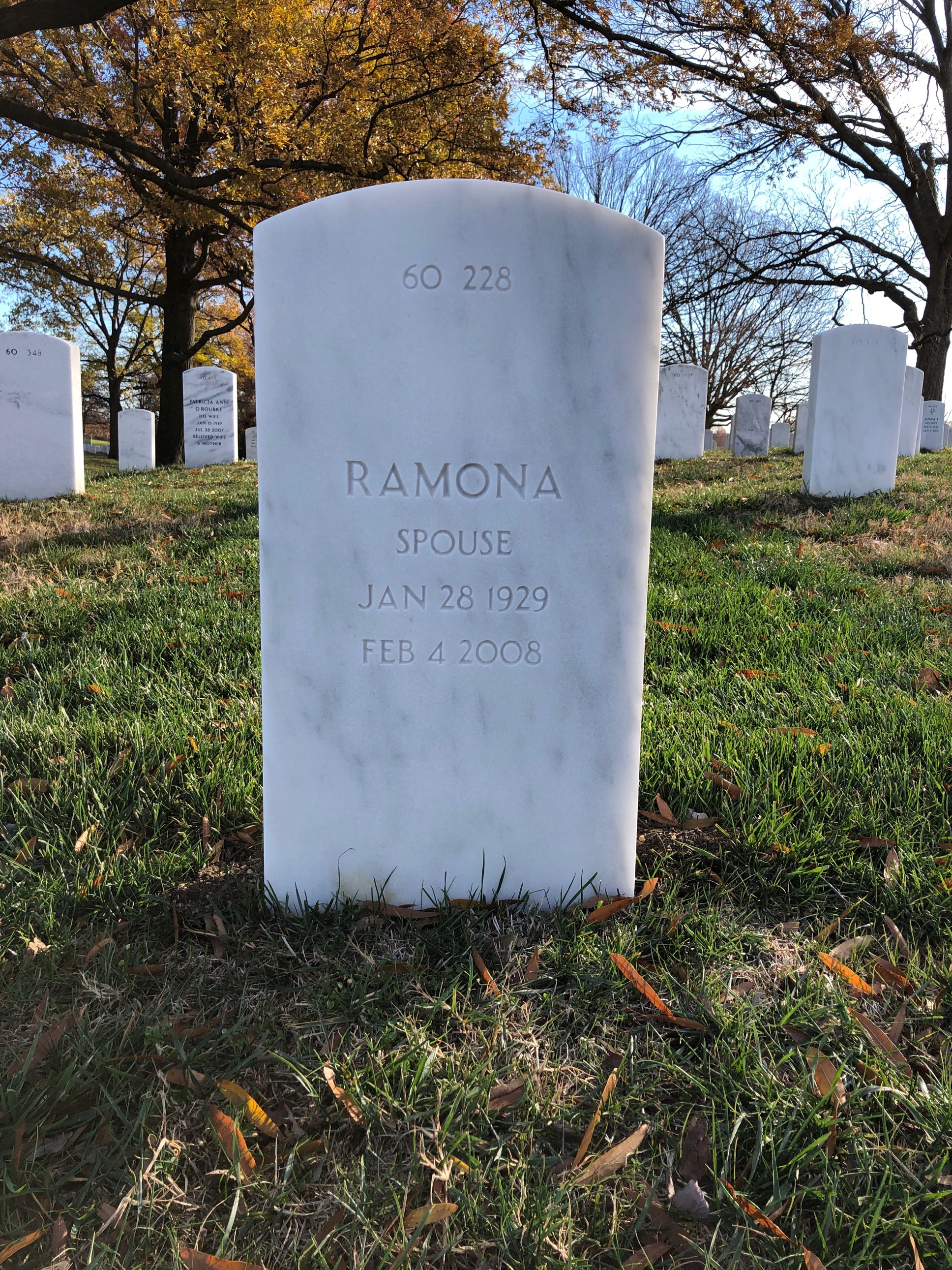 Back of headstone — James Painter