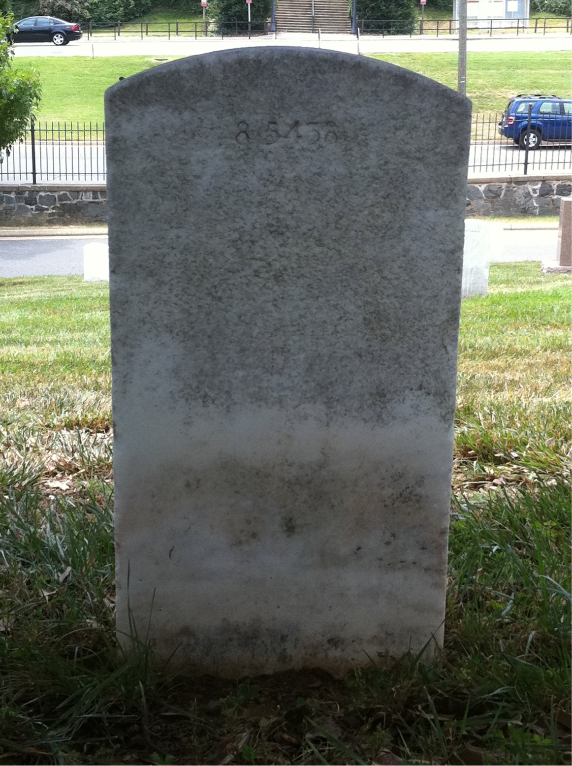 Back of headstone — Drucilla Morrison