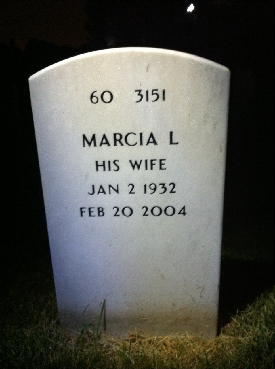 Back of headstone — Edwin Humphreys