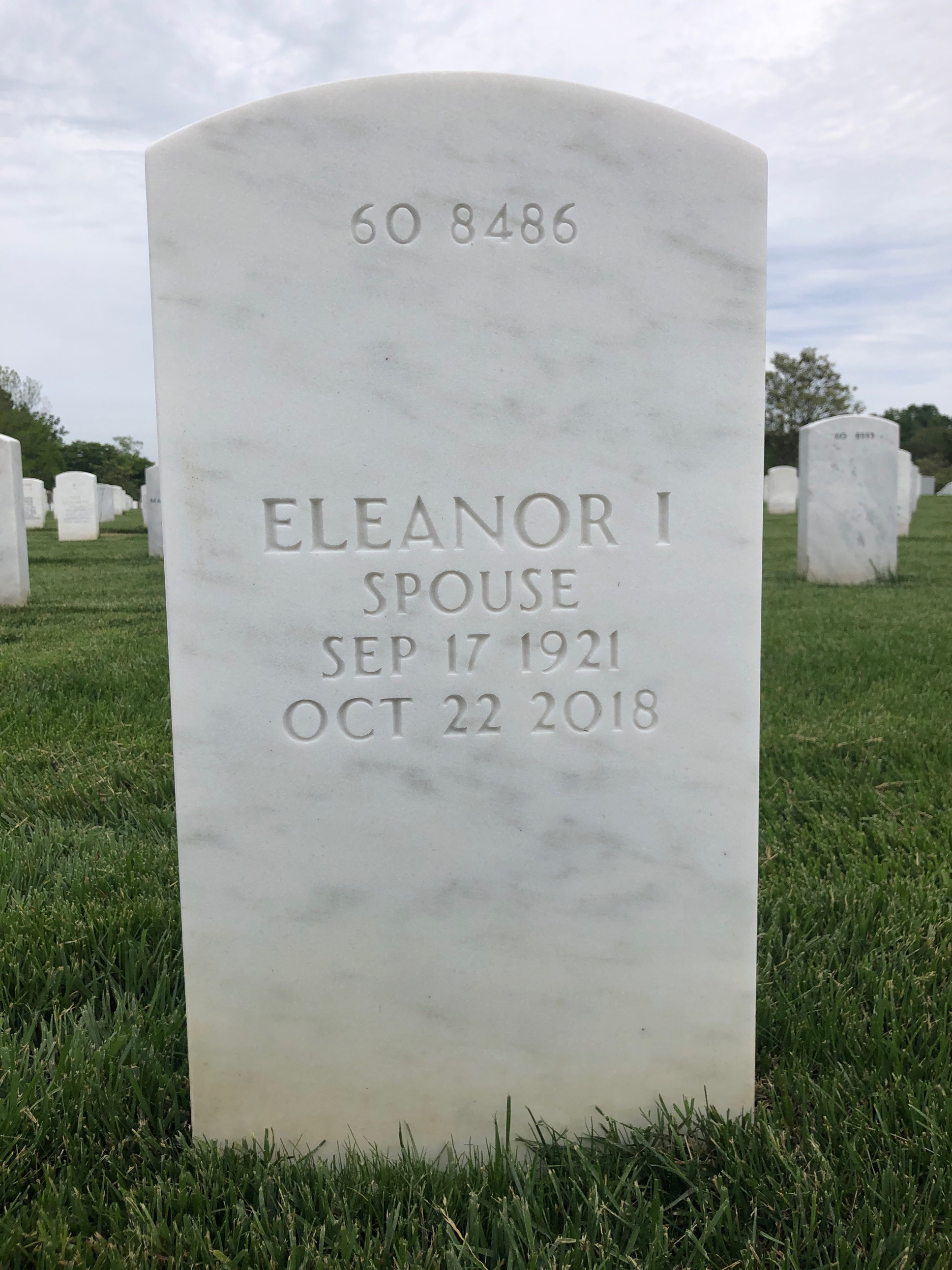 Back of headstone — Arthur Dittrich