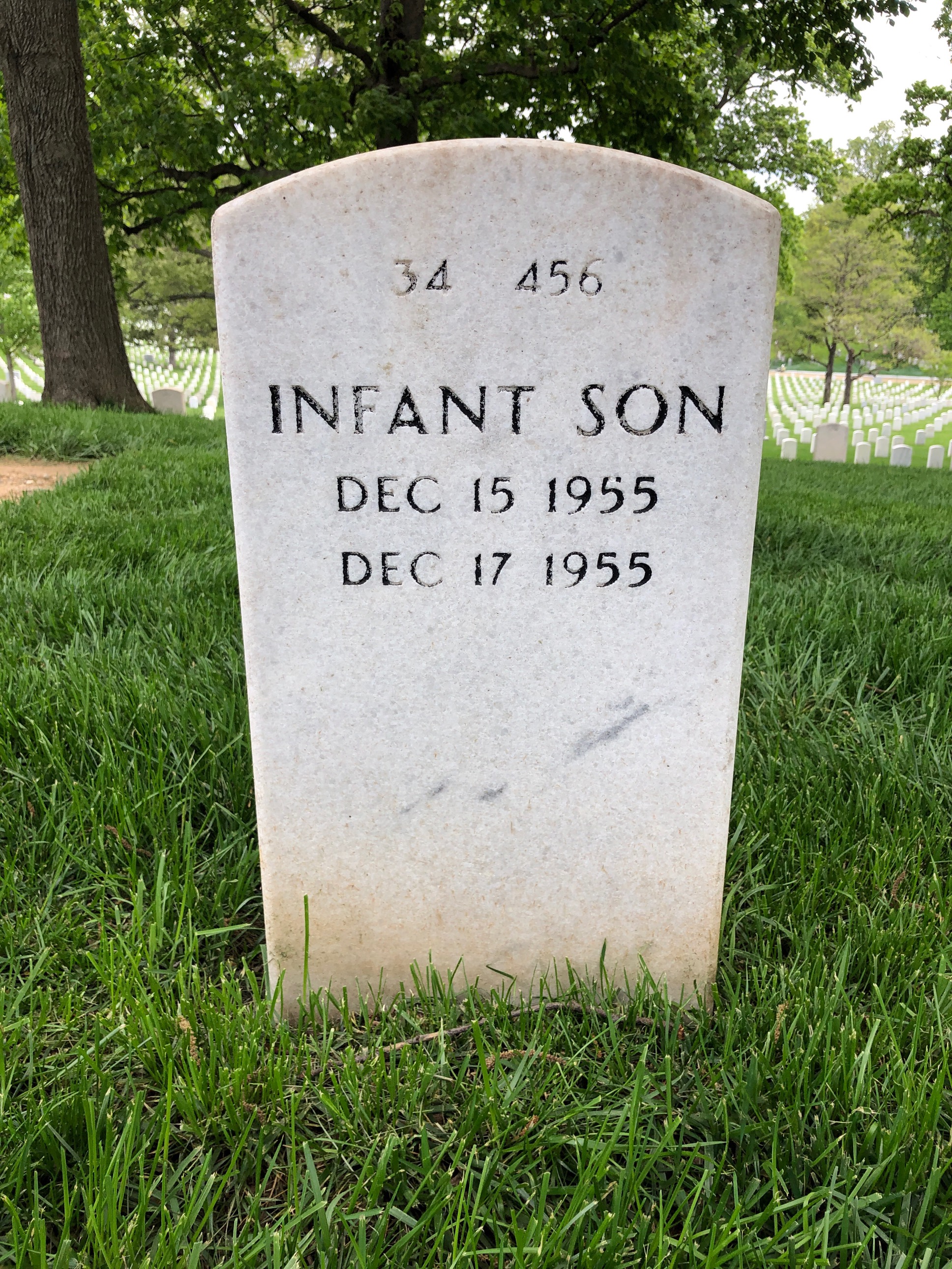 Back of headstone — Bruce Heller