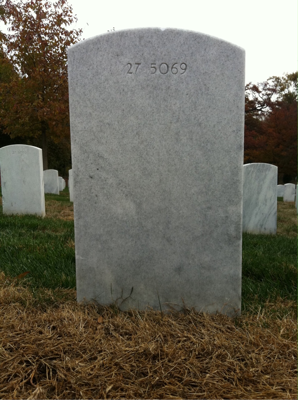 Back of headstone — James Croeder