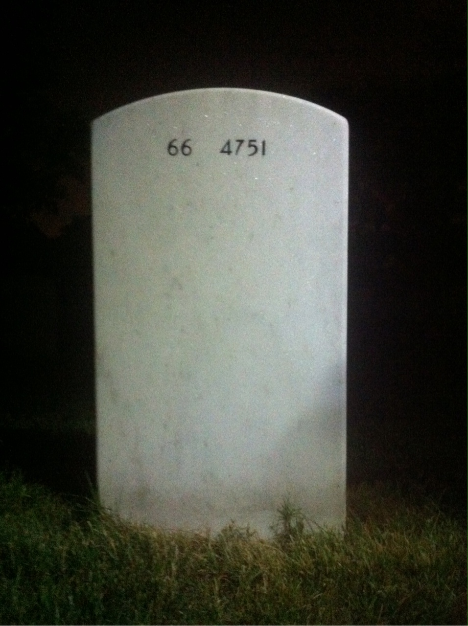 Back of headstone — Stephen Ceh