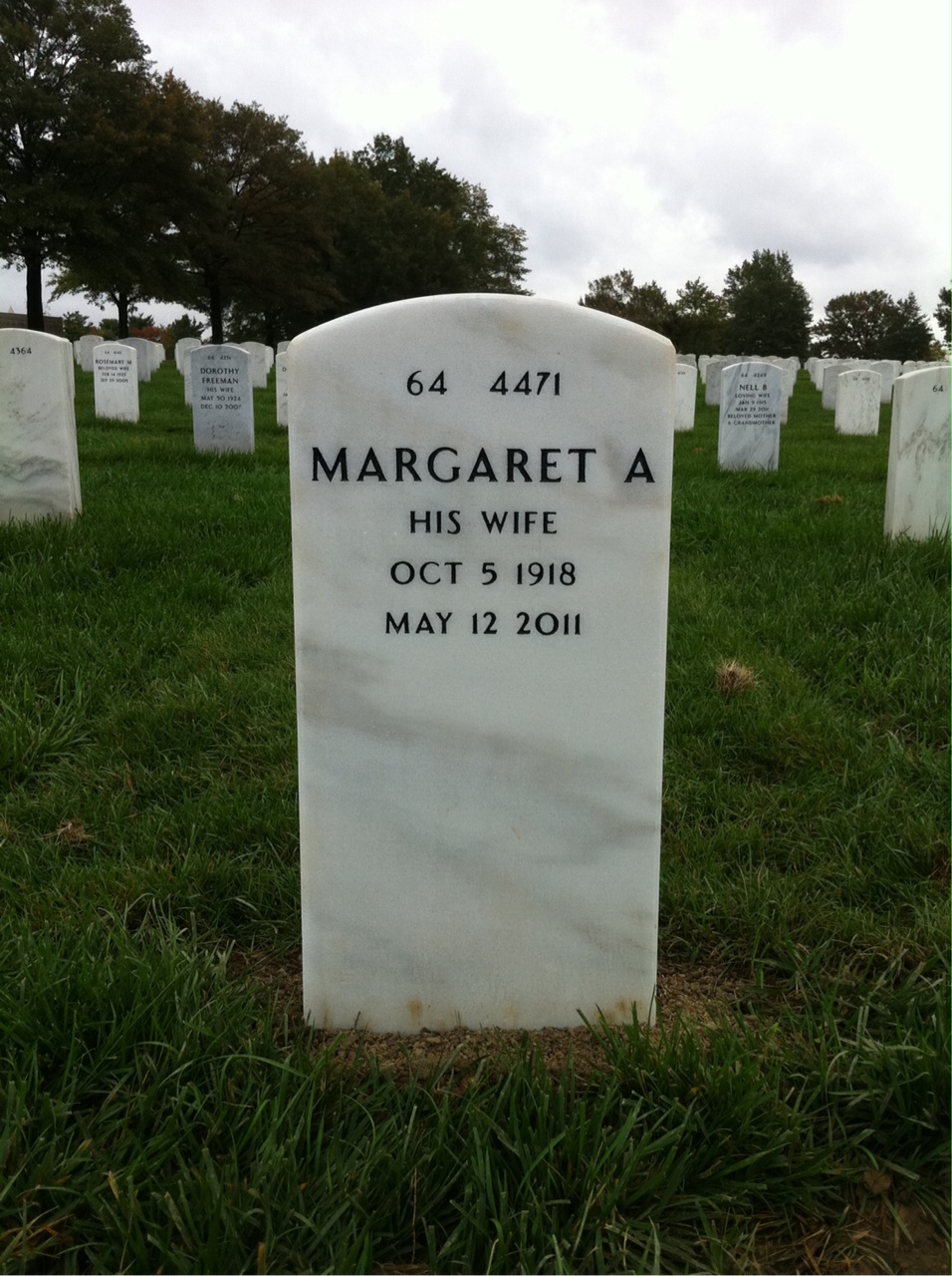 Back of headstone — Frederick Essman