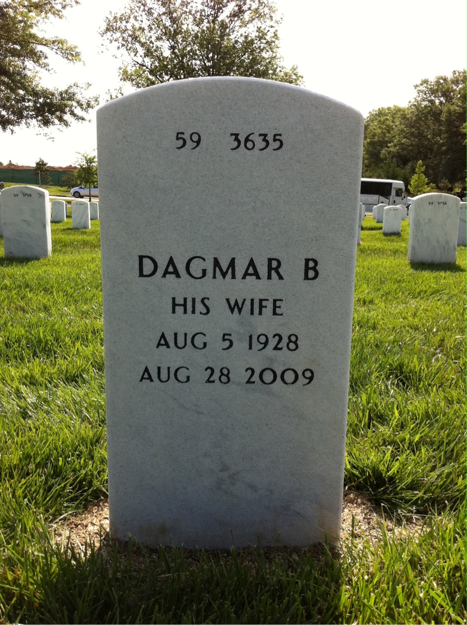 Back of headstone — Victor Torres