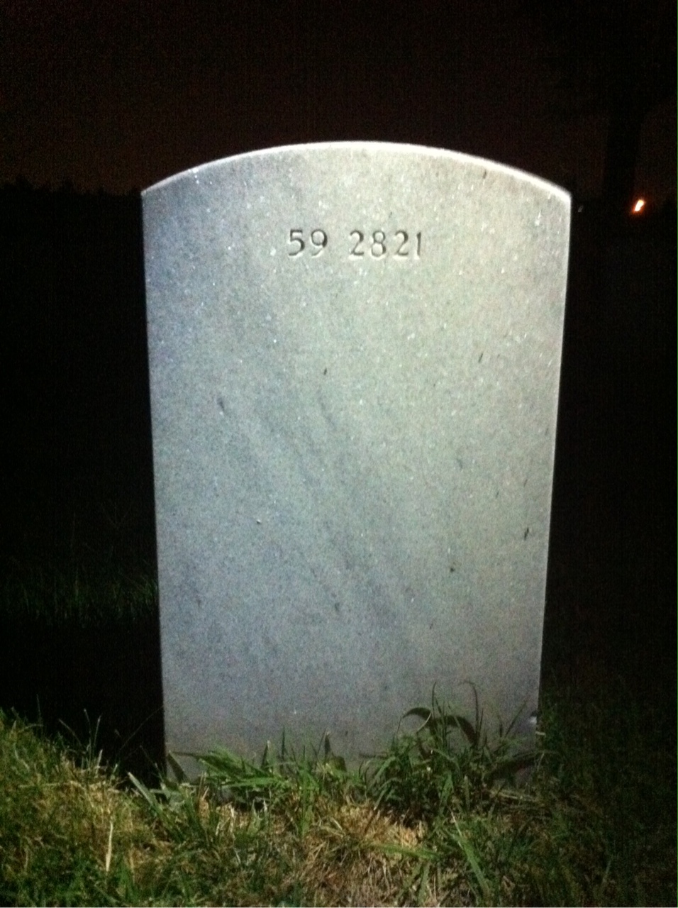 Back of headstone — Royal M Beckwith